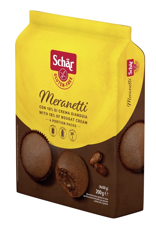 SCHAR MERANETTI CON CREMA GIANDUIA 4 PEZZI DA 50 G - Farmamood