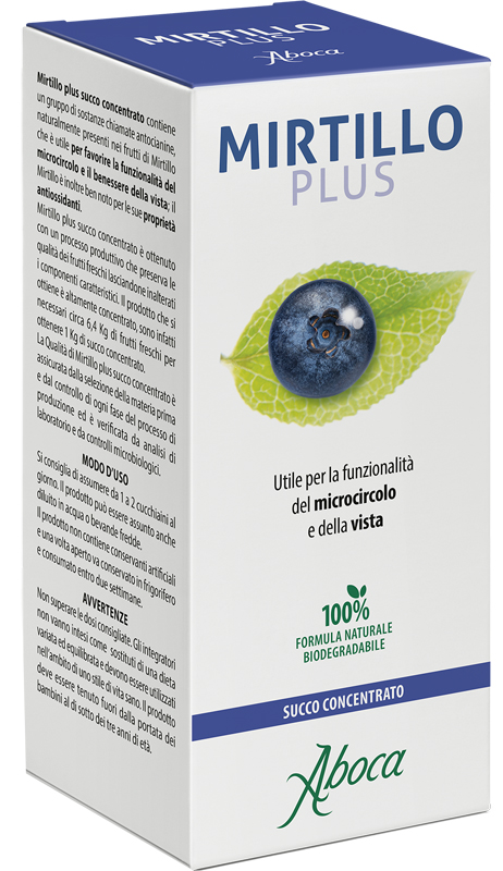 MIRTILLO PLUS SUCCO CONCENTRATO 100 ML - Farmamood