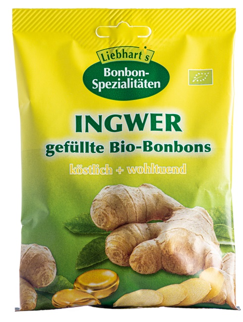 BONBONS ZENZERO BIO 100 G 18 CARAMELLE RIPIENE - Farmamood