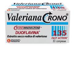 VALERIANA CRONO 135 CON DUOFLAVINA FAST ACTION 30 COMPRESSE - Farmamood
