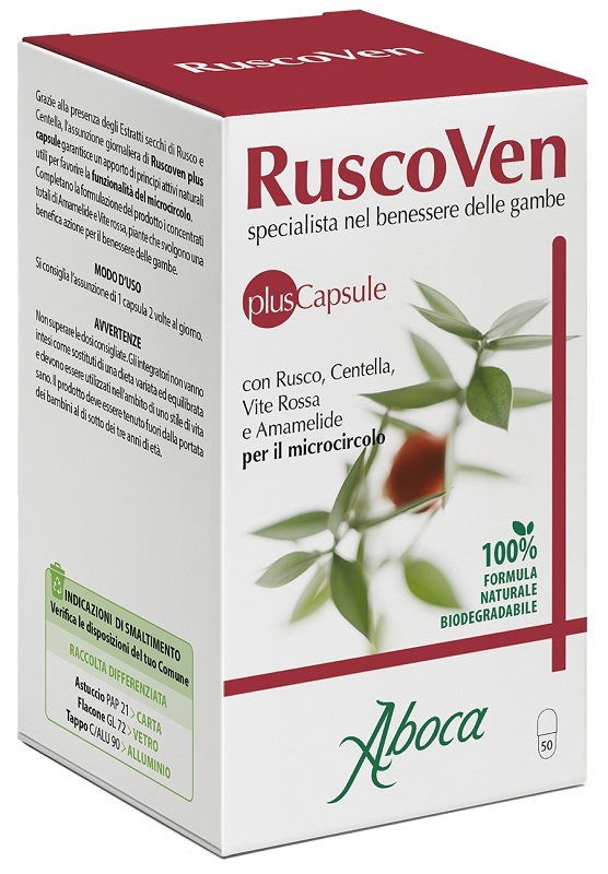 RUSCOVEN PLUS 50 CAPSULE - Farmamood