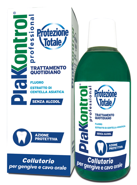 PLAKKONTROL PROTEZIONE TOTALE COLLUTORIO 500 ML - Farmamood