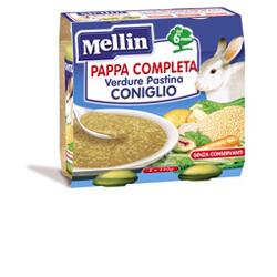 MELLIN PAPPA COMPLETA CONIGLIO 250 G 2 PEZZI - Farmamood