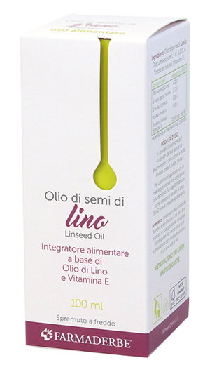 OLIO ALIMENTARE LINO SEMI 100 ML - Farmamood