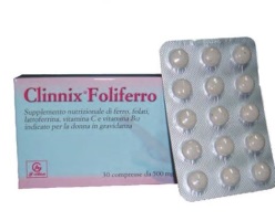 CLINNIX FOLIFERRO 30 COMPRESSE - Farmamood
