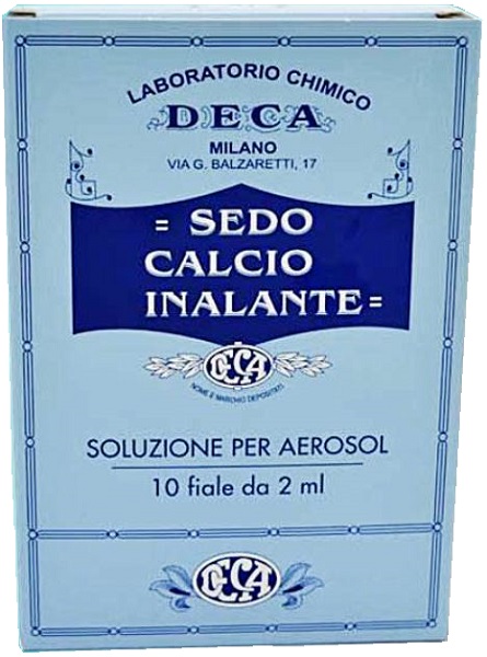 SEDO CALCIO INALANTE SOLUZIONE AEROSOL 10 FIALE 2 ML - Farmamood