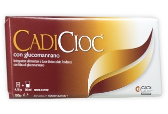 CADICIOC TAVOLETTA FONDENTE CON GLUCOMANNANO 100 G - Farmamood