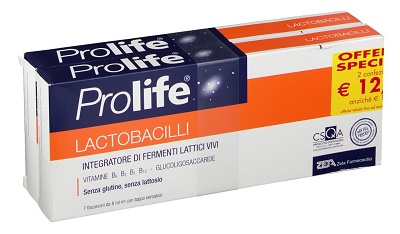 PROLIFE LACTOBACILLI DUE CONFEZIONI DA 7 FLACONCINI DA 8 ML - Farmamood