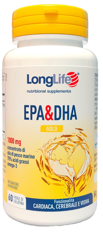 LONGLIFE EPA DHA GOLD 60 PERLE - Farmamood