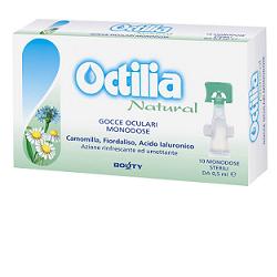 OCTILIA NATURAL GOCCE OCCHI IRRITATI E ARROSSATI 10 FLACONCINI MONODOSE 0,5 ML - Farmamood