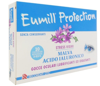EUMILL PROTECTION GOCCE OCULARI 10 FLACONCINI MONODOSE 0,5 ML - Farmamood