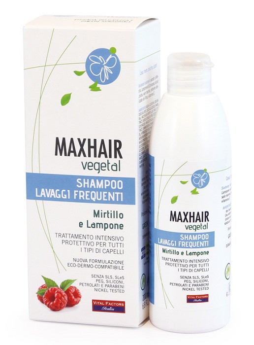 MAXHAIR VEGETAL SHAMPOO LAVAGGI FREQUENTI 200 ML - Farmamood