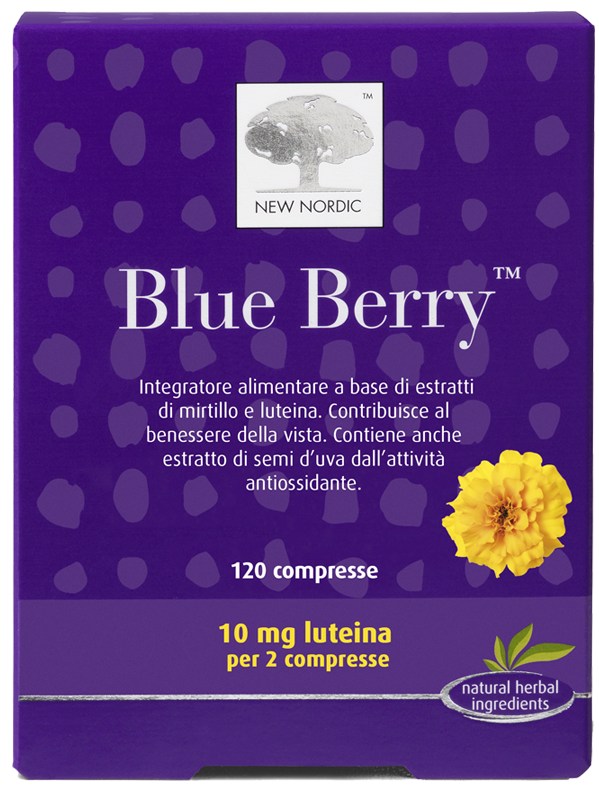 BLUE BERRY 120 COMPRESSE - Farmamood