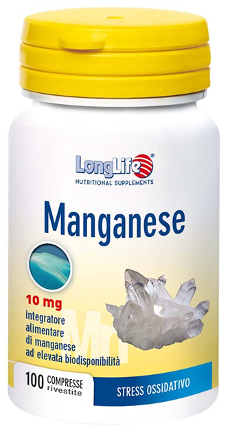LONGLIFE MANGANESE 10 MG 100 COMPRESSE - Farmamood