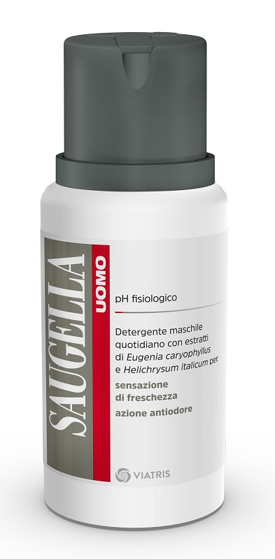 SAUGELLA UOMO PH FISIOLOGICO DETERGENTE MASCHILE 200 ML - Farmamood