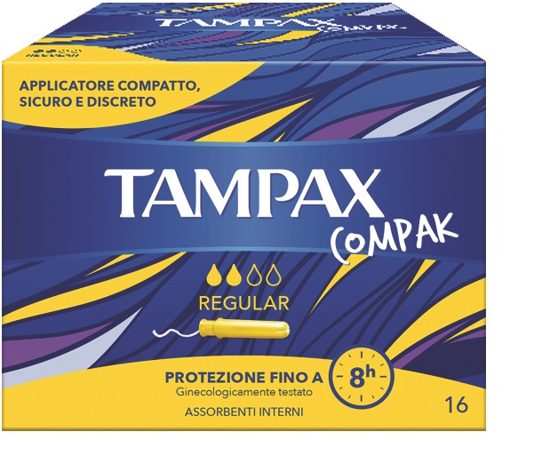 TAMPAX COMPAK REGULAR 16 PEZZI - Farmamood