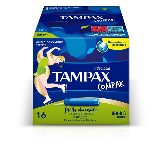 TAMPAX COMPAK SUPER 16 PEZZI - Farmamood