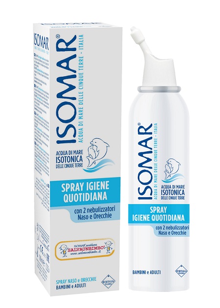 SOLUZIONE ACQUA DI MARE ISOMAR SPRAY IGIENE QUOTIDIANA 100 ML - Farmamood