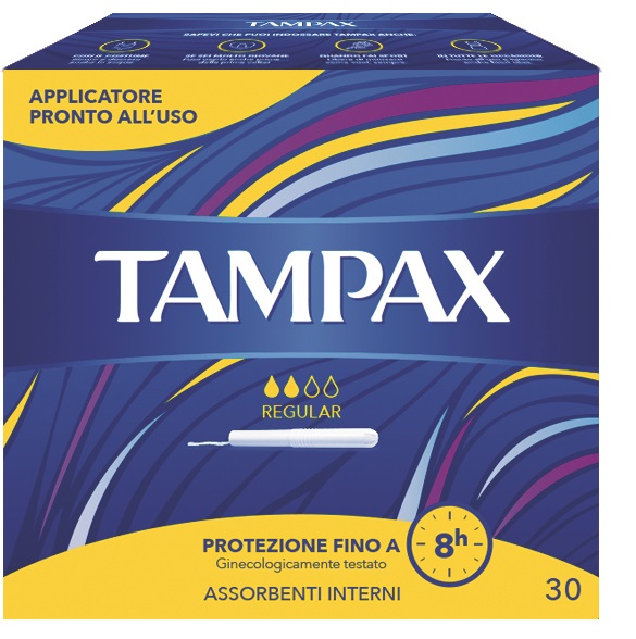 TAMPAX BLUE BOX REGULAR 30 PEZZI - Farmamood