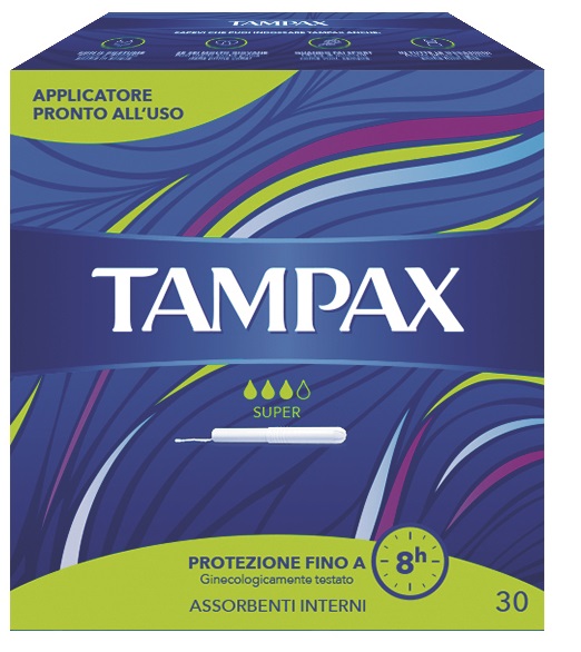 TAMPAX BLUE BOX SUPER 30 PEZZI - Farmamood