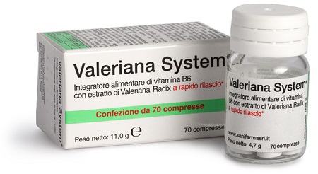 VALERIANA SYSTEM 70 COMPRESSE - Farmamood