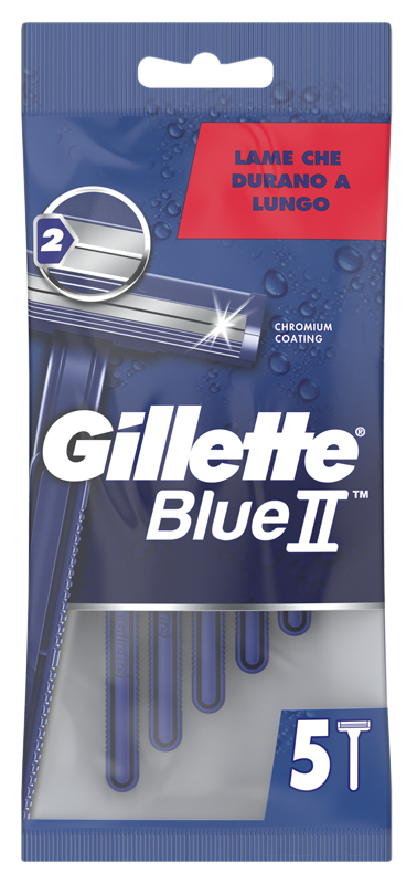 RASOIO GILLETTE BLUE II STANDARD 6 X 20 X 5 - Farmamood