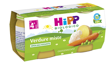 HIPP BIO HIPP BIO OMOGENEIZZATO VERDURE MISTE 2X80 G - Farmamood