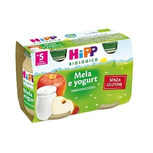 HIPP BIO HIPP BIO OMOGENEIZZATO MELA YOGURT 2X125 G - Farmamood