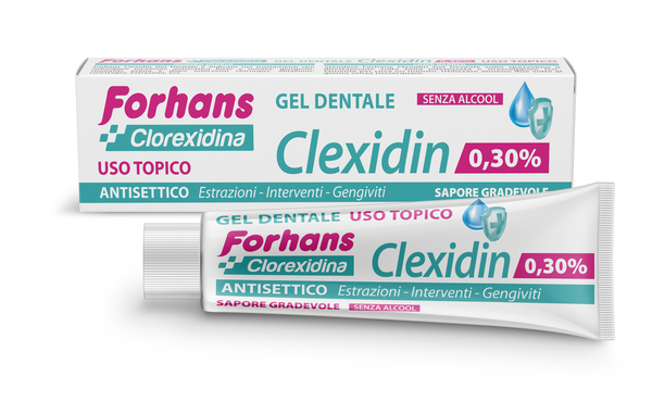FORHANS CLEXIDIN COLLUTORIO IN GEL ALLA CLOREXIDINA 0,30% 30 - Farmamood
