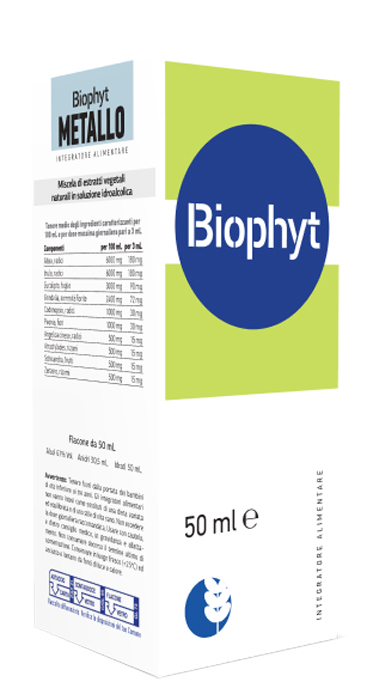 BIOPHYT METALLO 50 ML SOLUZIONE IDROALCOLICA - Farmamood