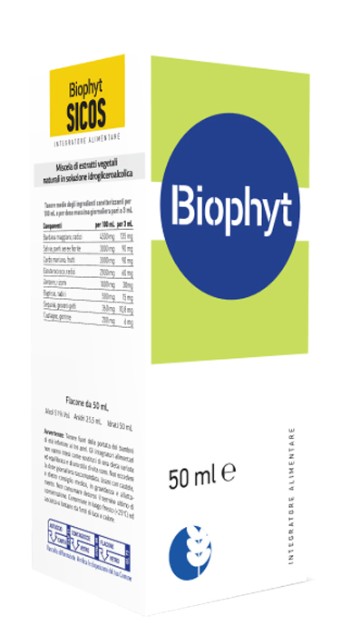 BIOPHYT SICOS 50 ML SOLUZIONE IDROALCOLICA - Farmamood