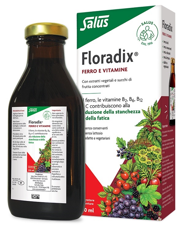 FLORADIX FERRO E VITAMINE 250 ML - Farmamood