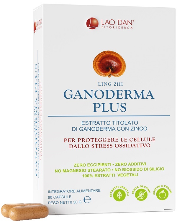 GANODERMA PLUS 60 COMPRESSE - Farmamood