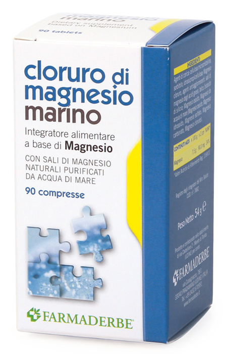 CLORURO DI MAGNESIO MARINO 90 COMPRESSE - Farmamood