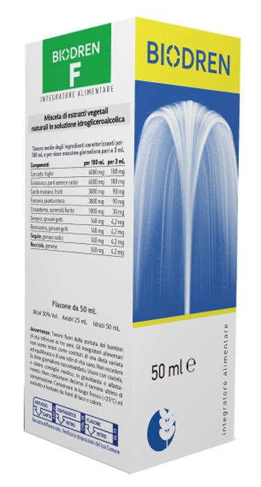 BIODREN F 50 ML SOLUZIONE IDROALCOLICA - Farmamood