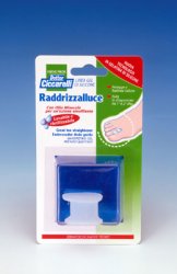RADDRIZZA ALLUCE IN GEL DI SILICONE BIANCO SEMITRASPARENTE SAGOMATA PER PROTEGGERE E RIALLINEARE L'ALLUCE EVITANDO LO SFREGAMENTO FRA IL PRIMO E IL SECONDO DITO IGIENEPIEDE 1 PEZZO - Farmamood