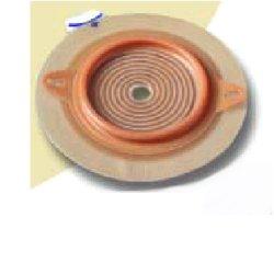 PLACCA PER COLOSTOMIA ALTERNA MIO SISTEMA A 2 PEZZI FORO RITAGLIABILE 10/45MM FLANGIA 50MM 5 PEZZI ARTICOLO 13151 - Farmamood