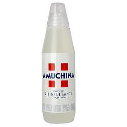 DISINFETTANTE IGIENIZZANTE A BASE DI IPOCLORITO DI SODIO ANTIMICROBICO AD AMPIO SPETTRO D'AZIONE AMUCHINA LIQUIDA 100% 1000 ML - Farmamood