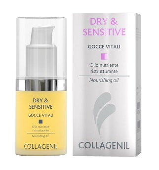 COLLAGENIL DRY & SENSITIVE GOCCE VITALI 30 ML - Farmamood