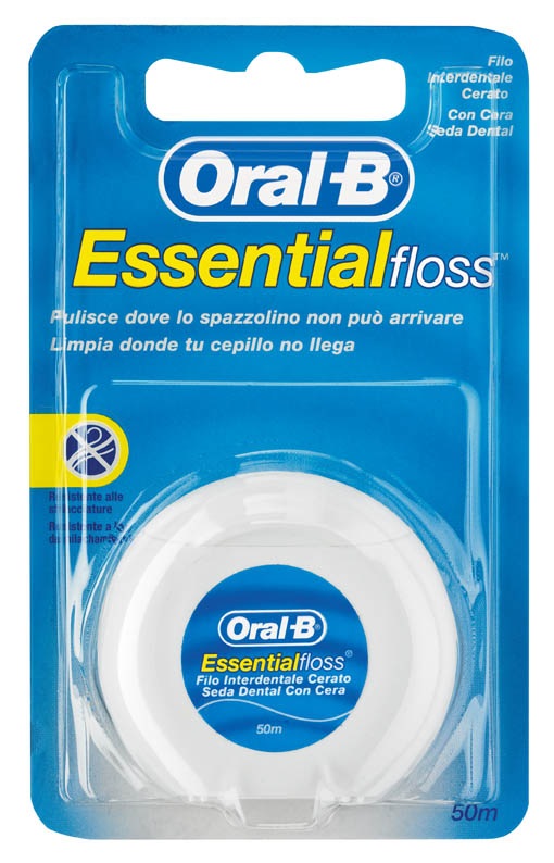 ORALB ESSENTIALFLOSS FILO INTERDENTALE CERATO - Farmamood