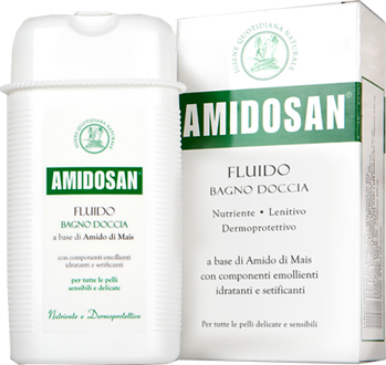 AMIDOSAN FLUIDO BAGNO DOCCIA NUTRIENTE LENITIVO RINFRESCANTE 300 ML - Farmamood