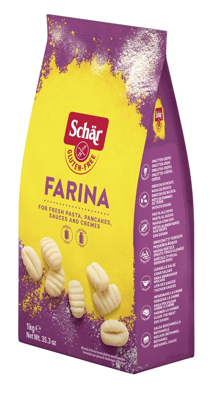 SCHAR FARINA PER PASTA FRESCA PANCAKES SALSE E CREME 1 KG - Farmamood