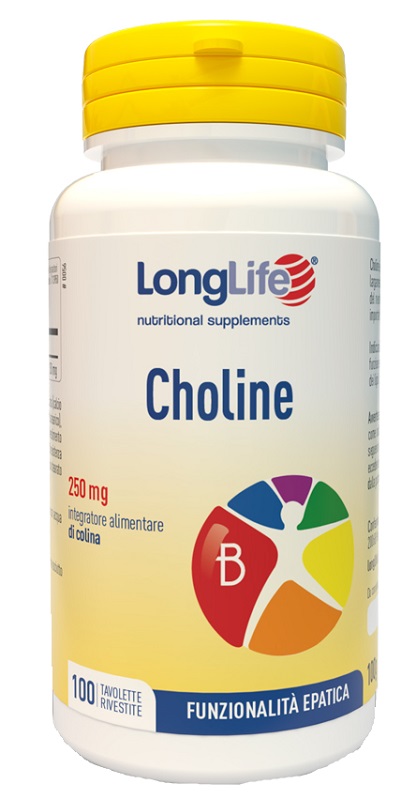 LONGLIFE CHOLINE 100 TAVOLETTE - Farmamood