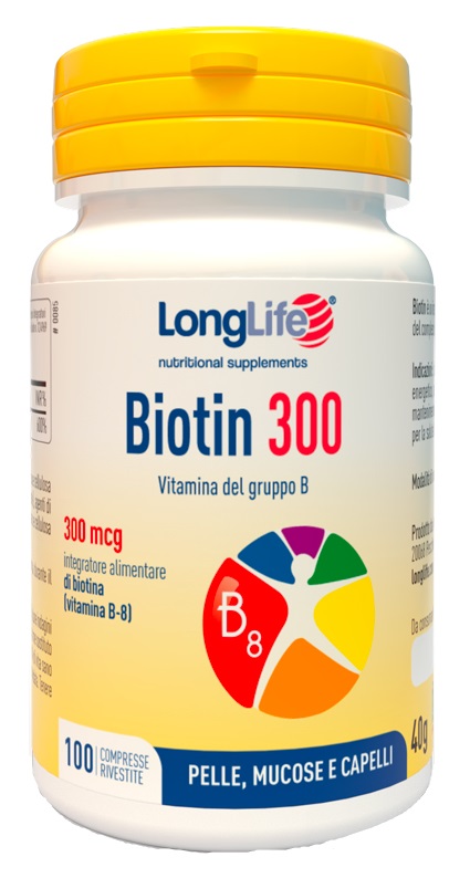 LONGLIFE BIOTIN 100 COMPRESSE - Farmamood