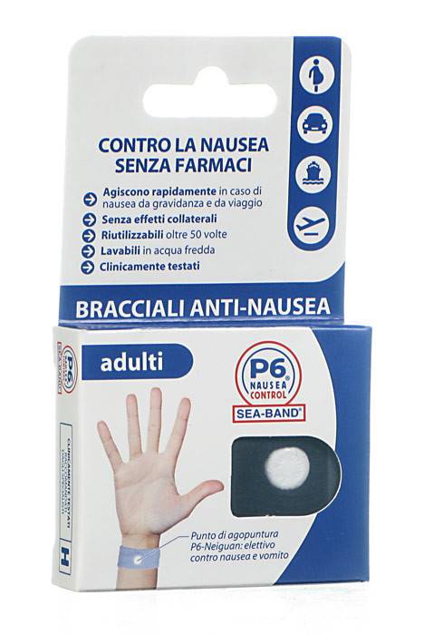 BRACCIALE ANTI NAUSEA PER ADULTI P6 NAUSEA CONTROL 2 PEZZI - Farmamood