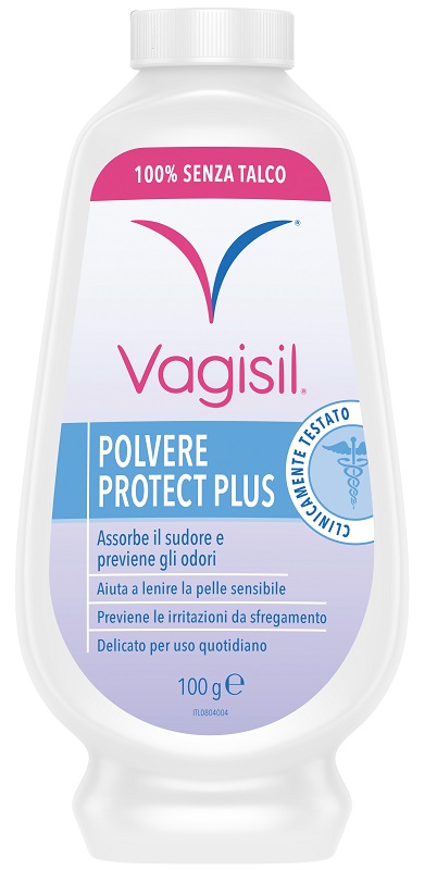 VAGISIL POLVERE PROTECT PLUS IGIENE FEMMINILE 100 G - Farmamood