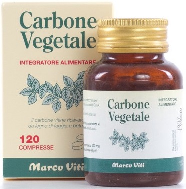 CARBONE VEGETALE 120 COMPRESSE - Farmamood
