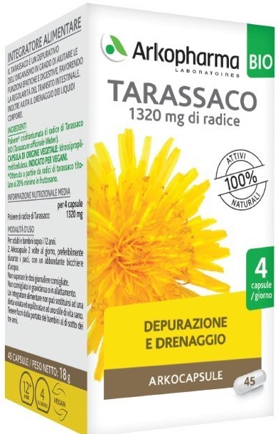 ARKO CAPSULE TARASSACO BIO 45 CAPSULE - Farmamood