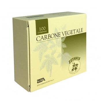 ZETAVIS CARBONE VEGETALE 100 COMPRESSE - Farmamood