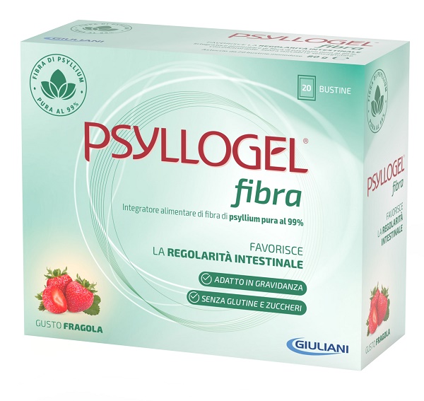 PSYLLOGEL FIBRA FRAGOLA 20 BUSTINE - Farmamood